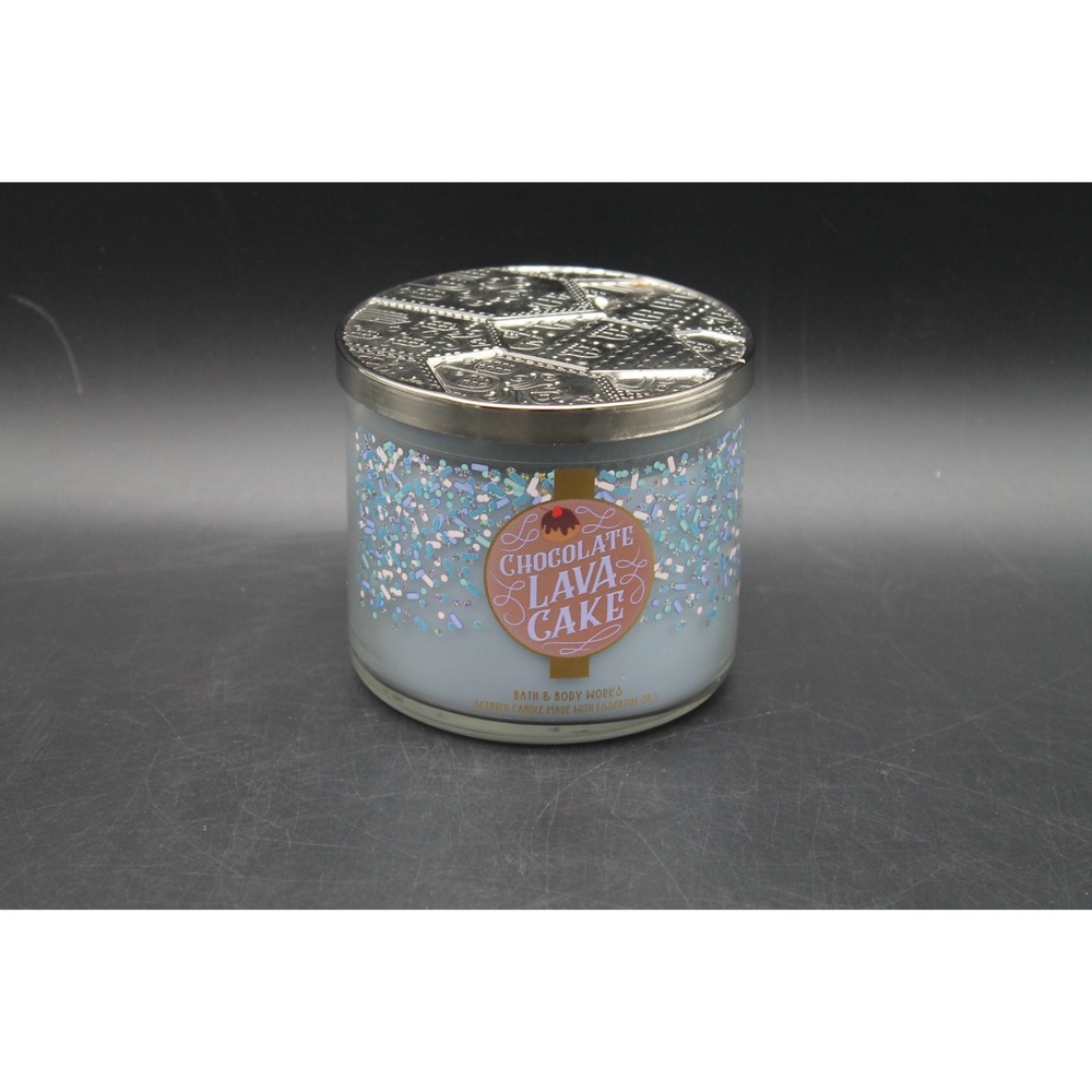 Bath & Body Works Chocolate Lava Cake 3-Wick Candle 14.5 oz New Unburned